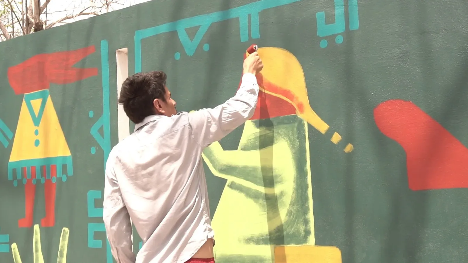 SANEZ — mural documented by Tulum Art Club in Tulum.