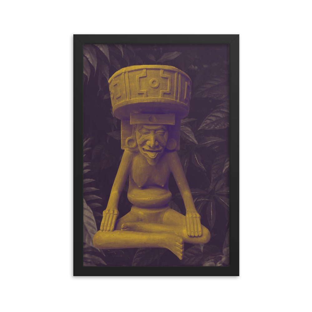 Mama Fuego framed art print by Tulum Art Club